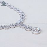  NCX110 Dây chuyền halo FULL cz 