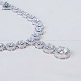  N688 Dây mặt liền halo FULL CZ 