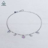 A469 Lắc chân trái tim hồng