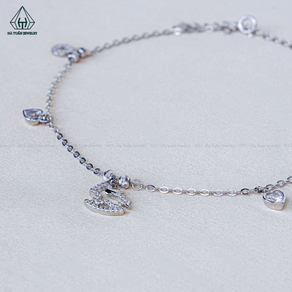 A470 Lắc chân ngựa bập bênh phối charm