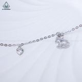 A470 Lắc chân ngựa bập bênh phối charm