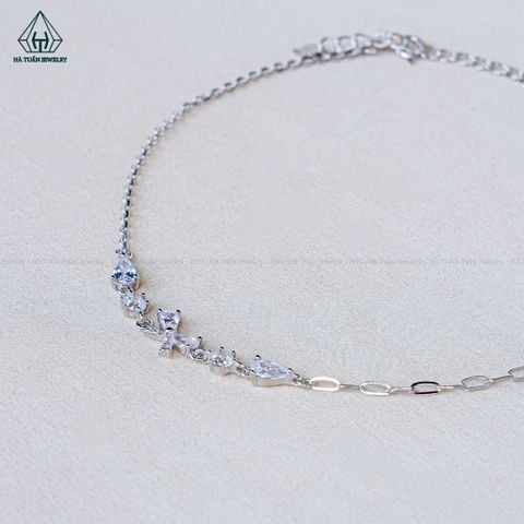 A474 Lắc chân nơ đá