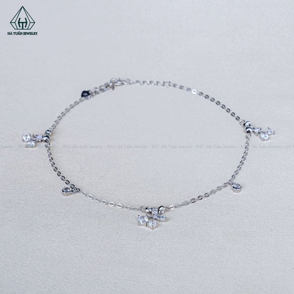  A476 Lắc chân cherry đá 