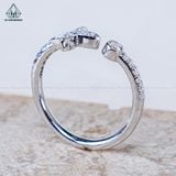  RX575 FULL MOIS Nhẫn nữ hoa 4 cánh 