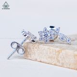  E082 Bông tai hoa đẩy 