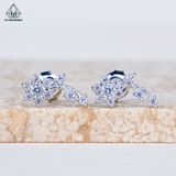  E082 Bông tai hoa đẩy 