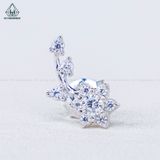  E082 Bông tai hoa đẩy 