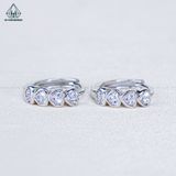  E086 Bông tai khoen trái tim 