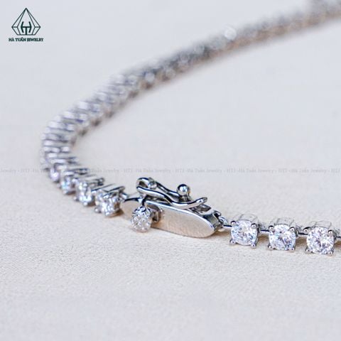 N727 Dây mặt liền full đá CZ