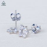  E089 Bông tai hoa 6 cánh nhọn 