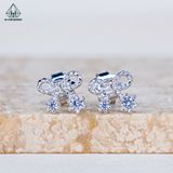  E090 Bông tai thắt nơ 