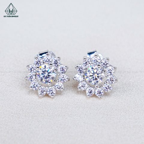 E094 Bông tai hoa cánh nhọn