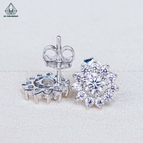 E094 Bông tai hoa cánh nhọn