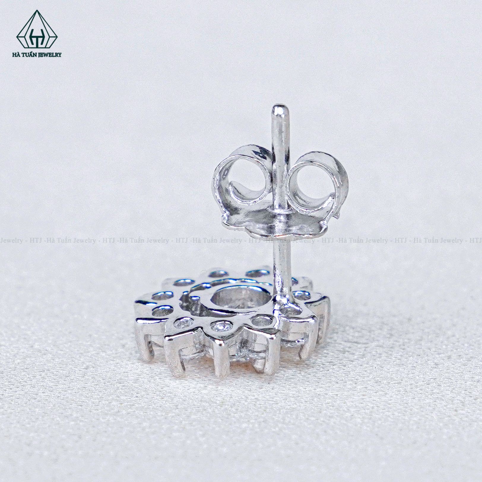  E094 Bông tai hoa cánh nhọn 