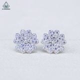  E102 Bông tai tim 5 cánh 