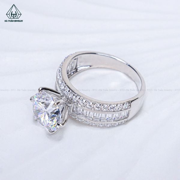  R014 9mm Nhẫn nữ 6 chấu 