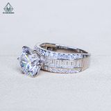  R014 9mm Nhẫn nữ 6 chấu 