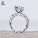  R015 Nhẫn nữ Asscher 8*8mm 