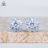  EX492 5mm Bông tai 8 cánh 