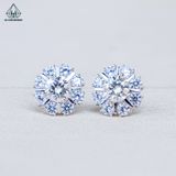  EX492 5mm Bông tai 8 cánh 