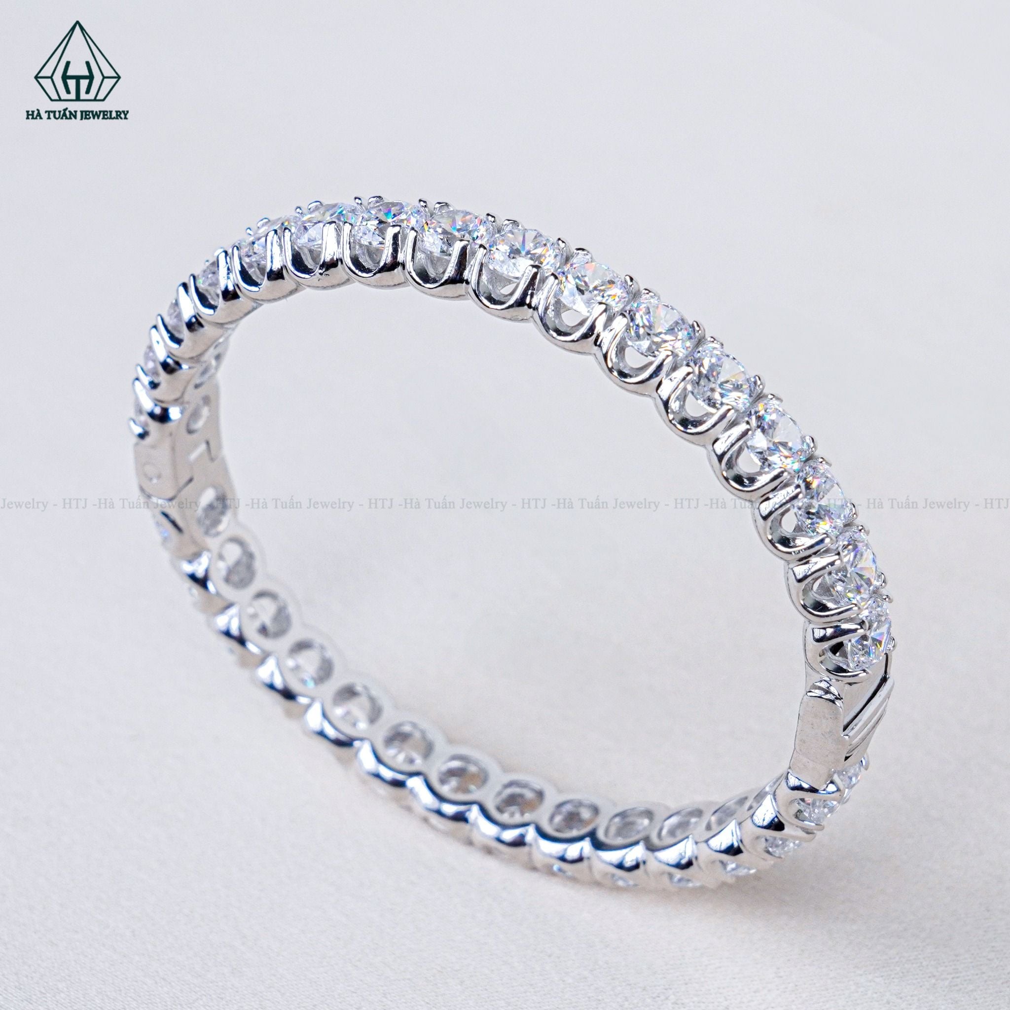  B032 5mm Vòng tay full đá cz 