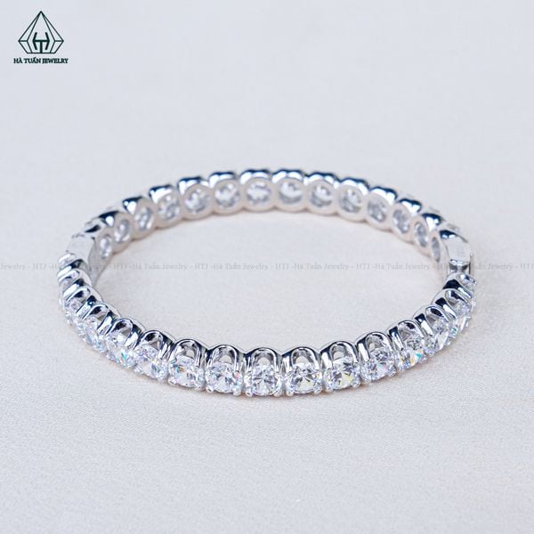  B032 5mm Vòng tay full đá cz 