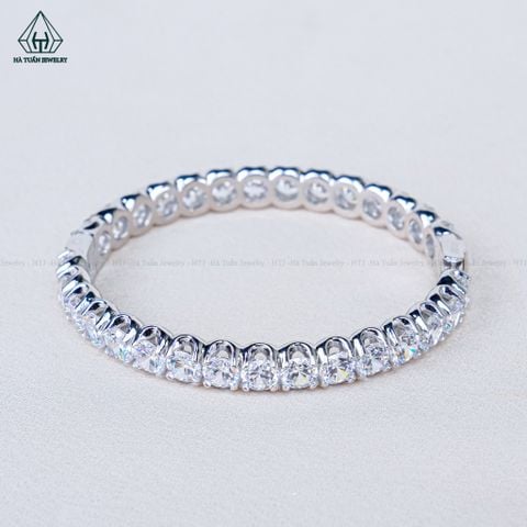 B032 5mm Vòng tay full đá cz