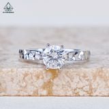  RX574 6mm Nhẫn nữ móc máy 6 chấu 