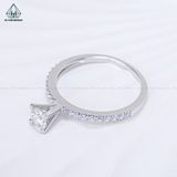  RX497 4.5mm Nhẫn nữ nửa vành đai 1.5mm 