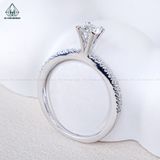  RX497 4.5mm Nhẫn nữ nửa vành đai 1.5mm 