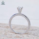  RX497 4.5mm Nhẫn nữ nửa vành đai 1.5mm 