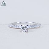  RX497 4.5mm Nhẫn nữ nửa vành đai 1.5mm 