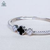  B103 Vòng tay VAN trắng đen 