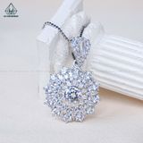  PX259 6mm Mặt dây chuyền phối baguette 