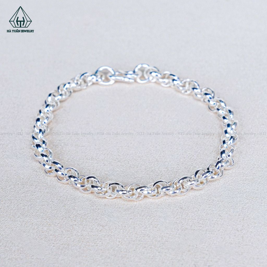 BB040 4mm Lắc tay mắt xích em bé