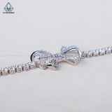  B039 Lắc tay nơ full đá 