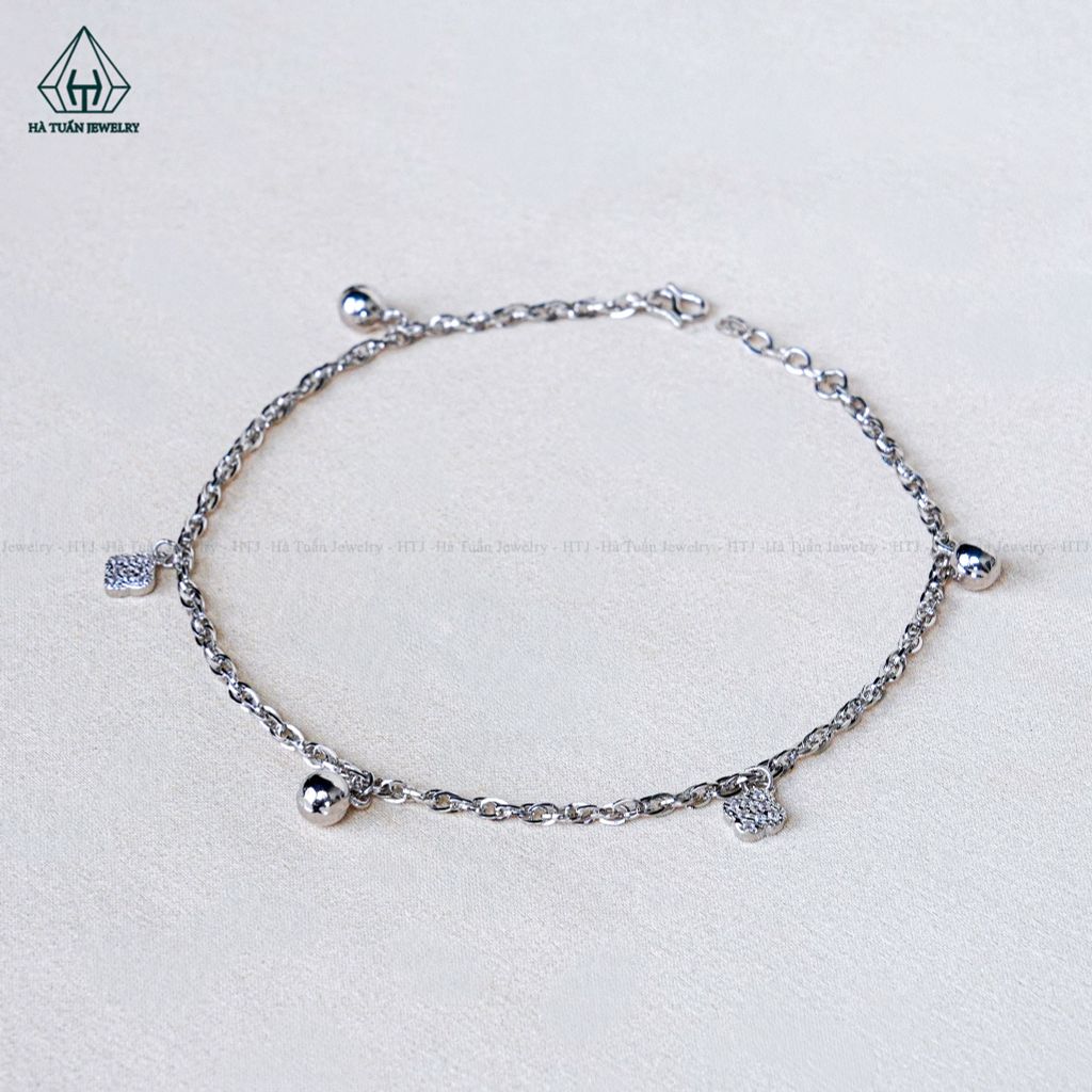 A477 Lắc chân bi mix cỏ 4 lá
