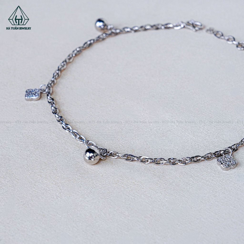 A477 Lắc chân bi mix cỏ 4 lá
