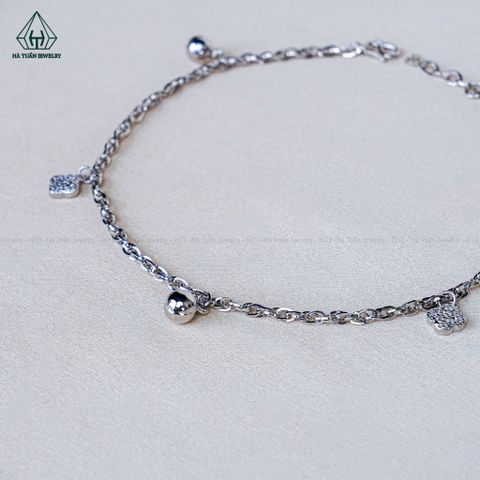 A477 Lắc chân bi mix cỏ 4 lá