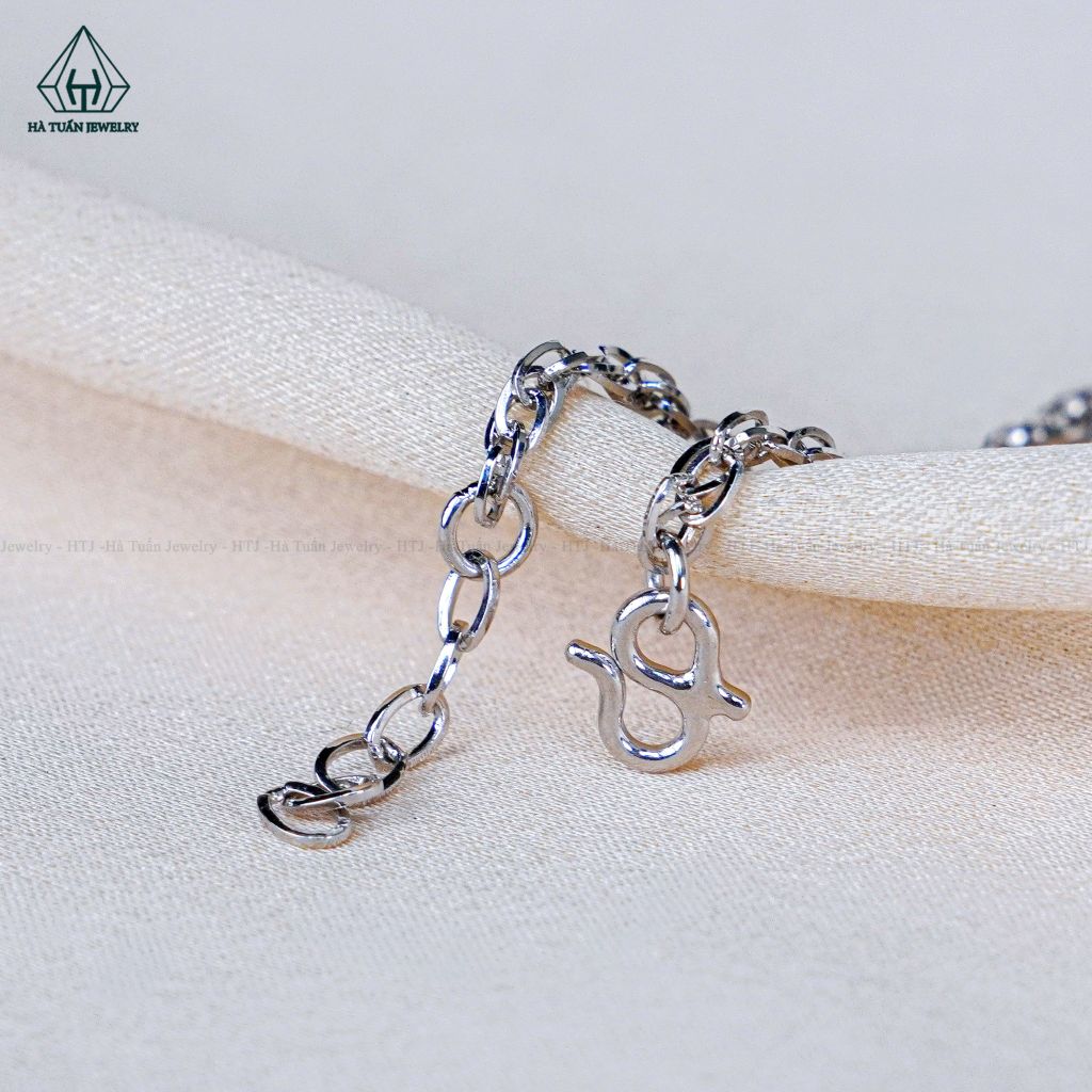 A478 Lắc chân bi mix trái tim