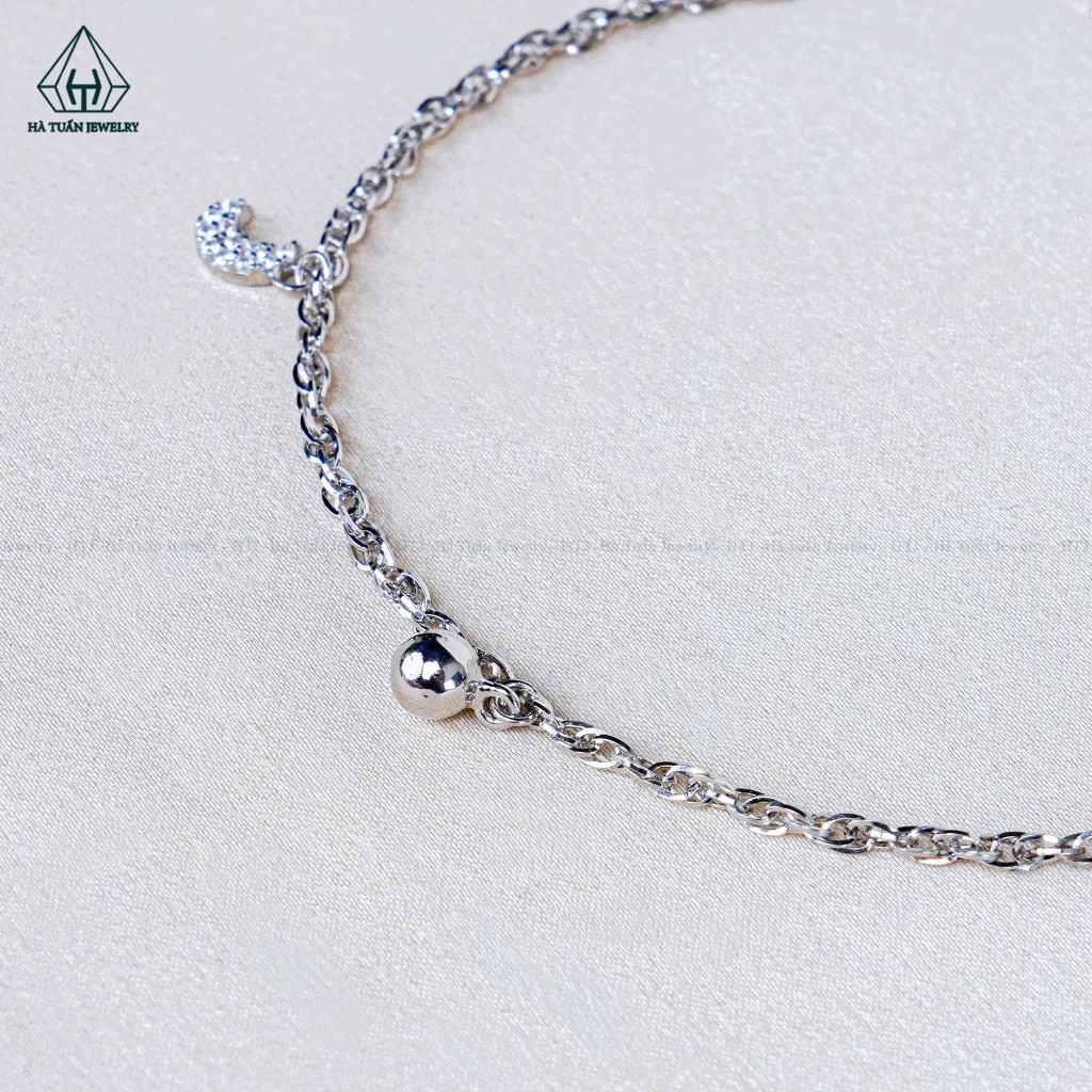A480 Lắc chân bi mix mặt trăng