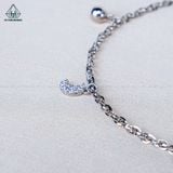  A480 Lắc chân bi mix mặt trăng 