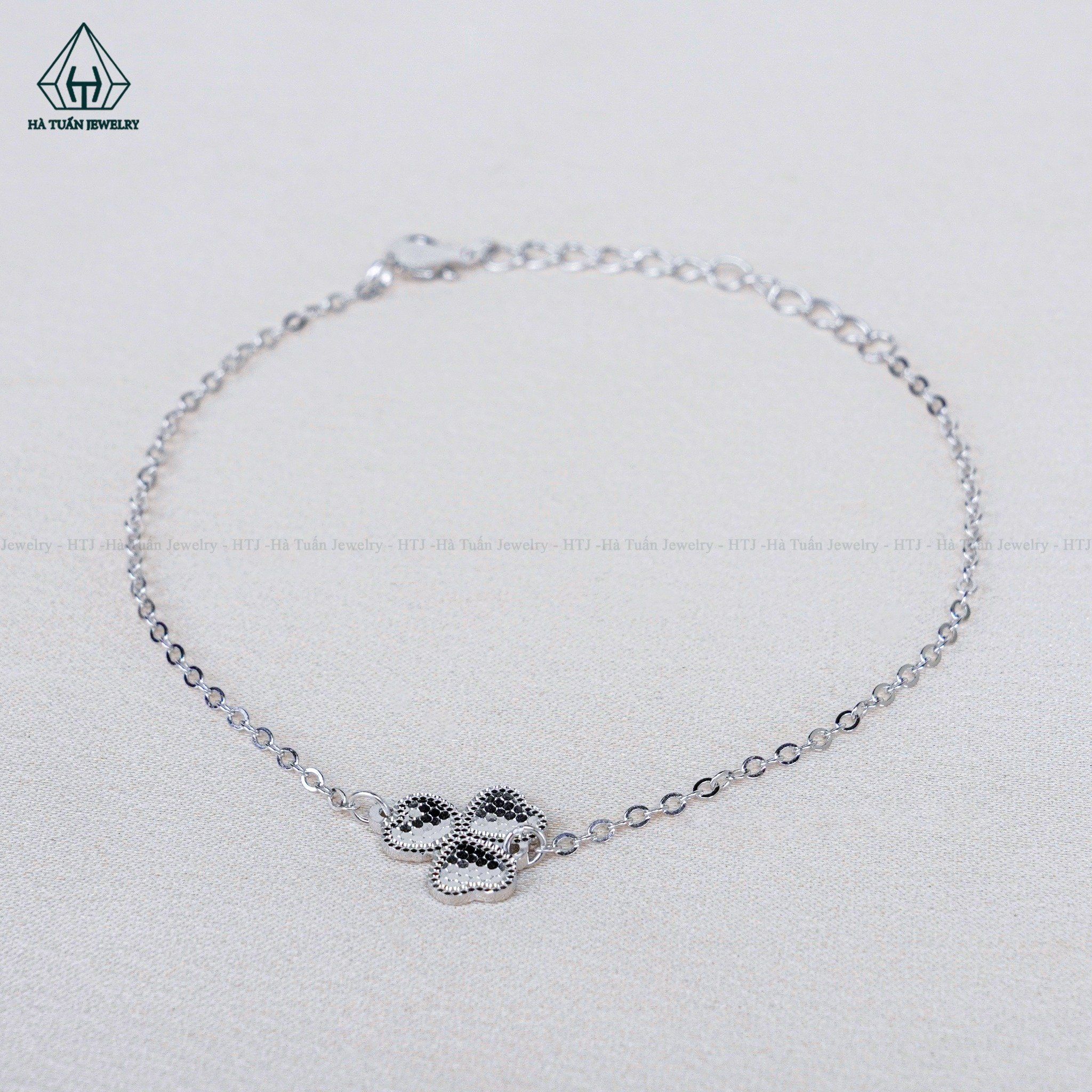  B041 Lắc tay cỏ 3 lá 