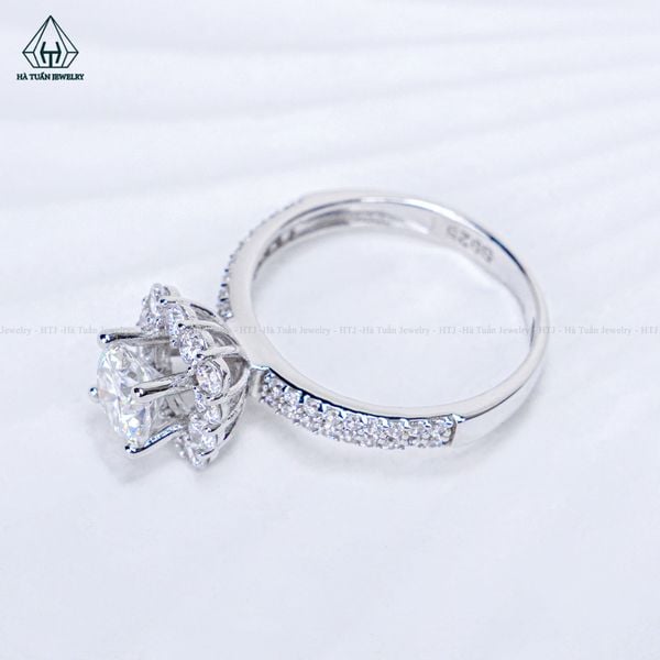  RX666 6mm Nhẫn nữ vuông 