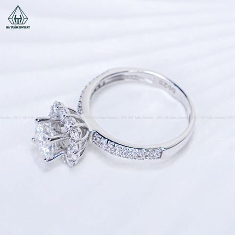 RX666 6mm Nhẫn nữ vuông