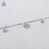  B044 Lắc tay tim 4 cánh bi 