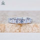  RX576 Nhẫn kết CZ TRẮNG 3.5mm 