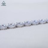  NCX084 5mm Dây chuyền halo full đá CZ 