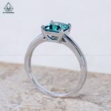  RX585 5.5*5.5mm Nhẫn nữ trơn Princess 