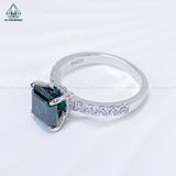  RX590 Nhẫn nữ  Asscher 7*7mm 